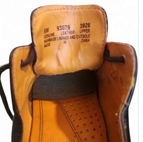 Timberland Mens Brown Leather Waterproof Lace Up Oxfords Size 8M 93076 Old Money - Picture 5 of 8